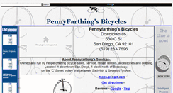 Desktop Screenshot of pennyfarthingsbicycles.sdcausa.com